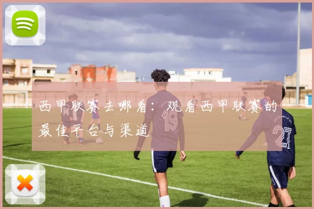 西甲联赛去哪看：观看西甲联赛的最佳平台与渠道
