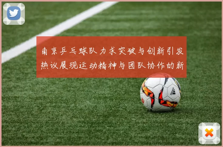 南京乒乓球队力求突破与创新引发热议展现运动精神与团队协作的新篇章